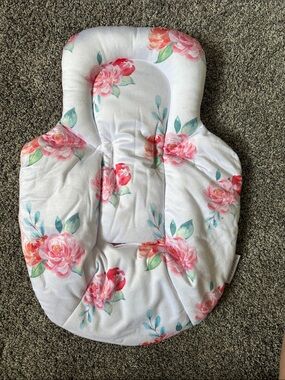 Floral Infant Support Cushion for swing - Pink Rose